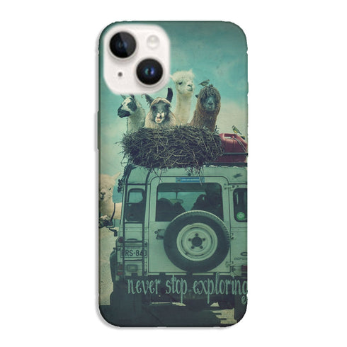 Coque iPhone 15 Never Stop Exploring