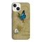 Coque iPhone 15 Papillon Bleu, protection incassable anti-chocs