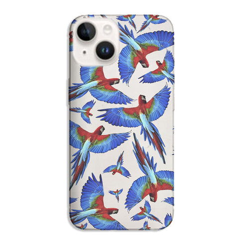 Coque iPhone 15 Perroquet, collection animaux colorés