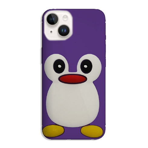 Coque iPhone 15 Pingouin Violet