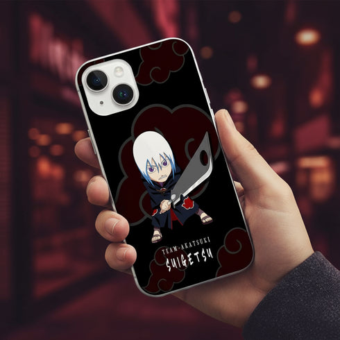 Coque silicone Suigetsu Akatsuki pour iPhone 15