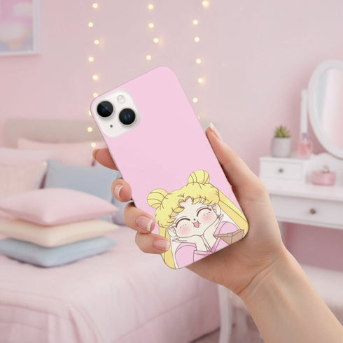 coque de téléphone robuste sailor Moon Cute pour iPhone 15