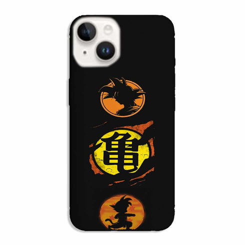 Coque iPhone 15 Goku Orange