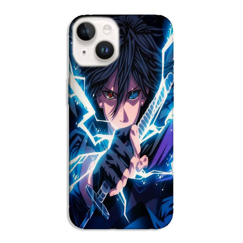 Coque iPhone 15 Sasuke Sharingan Rinegan