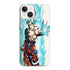 Coque iPhone 15 Super Sayan Bleu