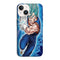 Coque iPhone 15 Super Vegeta Bleu