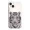 Coque iPhone 15 Tigre Blanc, coque silicone finition douce qui vous évitera la casse et les rayures