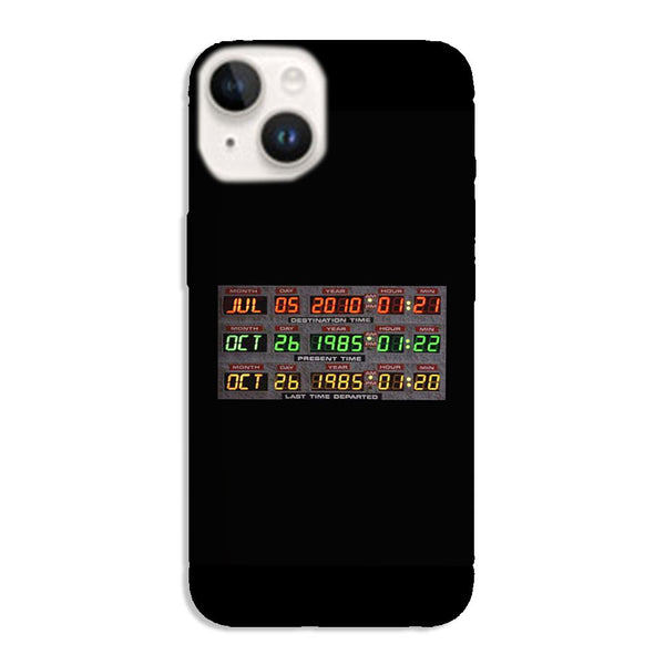 Coque iPhone 15 originale Time Machine Back To The Future