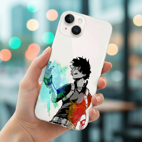 Achat coque hybride silicone + rigide style Manga pour iPhone 15