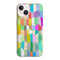 Coque iPhone 15 Originale Trapezoïd, son motif aesthetic coloré , imprimé en France, livraison express 48h