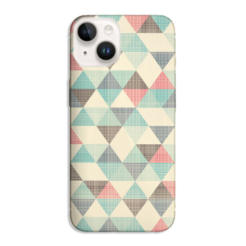 Coque pour iPhone 15 Triangles Vintage
