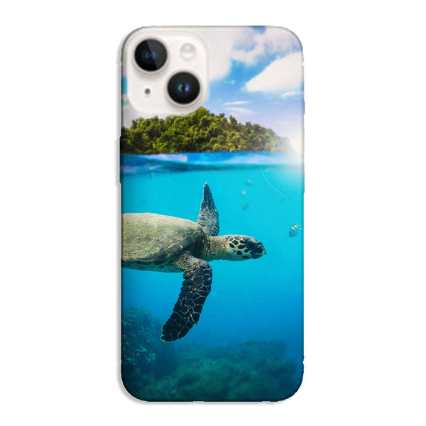 Coque iPhone 15 Tropical Paradise, une coque silicone made in france livraison rapide