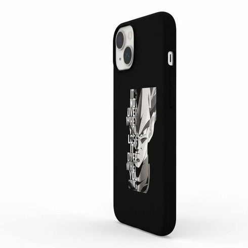 coque silicone 48h livraison, deisng Dragon ball en noir et blanc