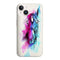 Coque iPhone 15 Watercolor Horse, pour les fans des chevaux, protection coloré en HD UV et Made in France