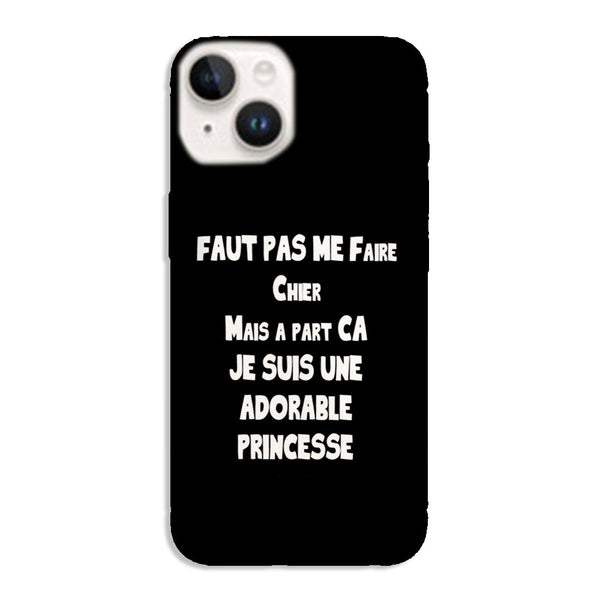 Coque iPhone 15 Adorable Princesse