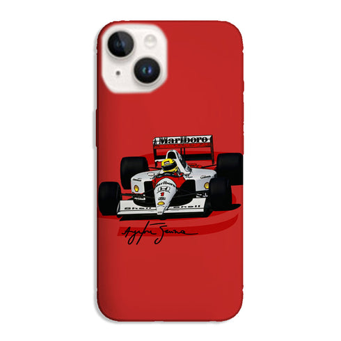 Coque Telephone iPhone 15 originale Ayrton Senna Formule 1 King