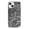 Coque pour iPhone 15 Aztec bw handmade