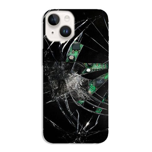 Coque iPhone 15 Broken Phone