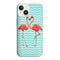 Coque pour iPhone 15 Flamingo love