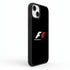 coque silicone antichoc Formula One pour smartphone Apple iPhone 15, colori noir, blanc, rouge