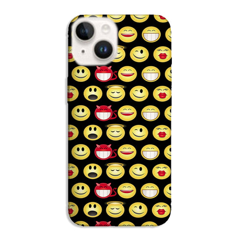 Coque pour iPhone 15 Funny smileys