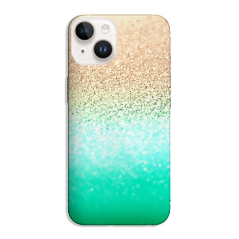 Coque iPhone 15 Gatsby Aqua Gold