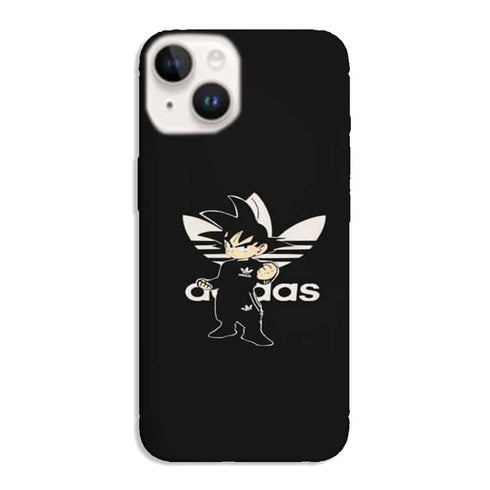 Coque iPhone 15 Goku Bad guy Adidas Jogging