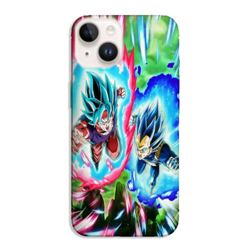 Coque iPhone 15 Goku Blue Kaioken