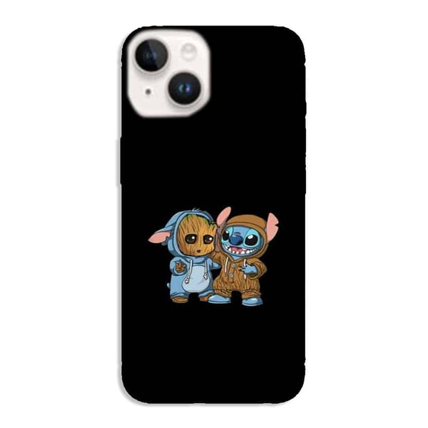 Coque iPhone 15 Groot x stitch