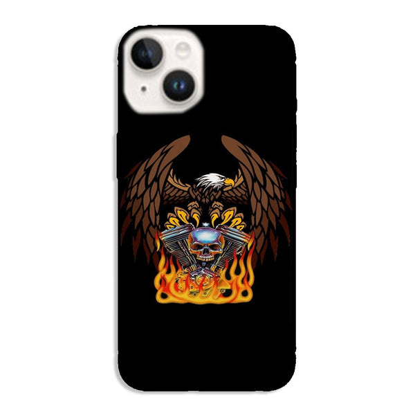 Coque iPhone 15Harley Davidson Skull engine