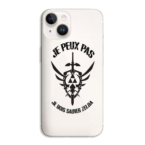 Coque de iPhone 15 I Can't I Have Zelda