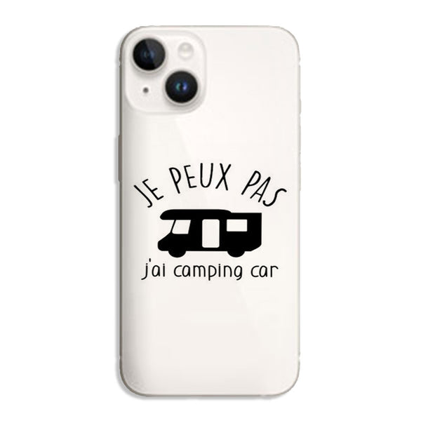 Coque iPhone 15 Je peux pas j'ai camping car