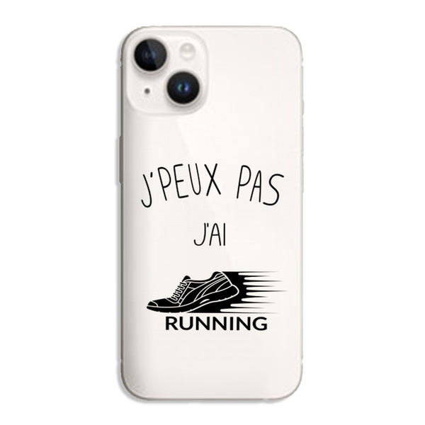Coque iPhone 15 Je peux pas j'ai Running