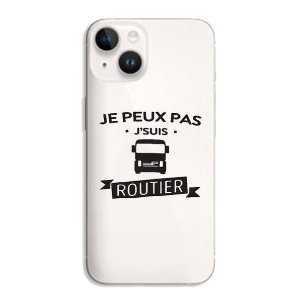 Coque iPhone 15 Je peux pas je suis routier