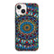 Coque pour iPhone 15 Mandala Multicolors creator, housse poru tél portable Apple colorée avec un style Tatoo