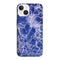 Coque iPhone 15 Bleu Electrique Marble