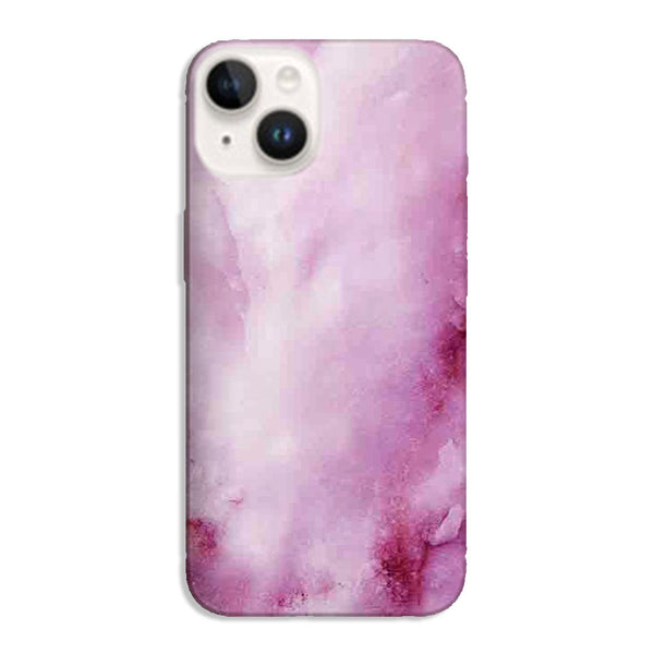 Coque iPhone 15 Marbre Cristal Rose