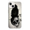 Coque iPhone 15 Raven and Skull, coque en polyuréthane thermoplastique pour smartphone Apple