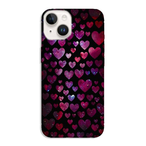 Coque iPhone 15 Space Hearts