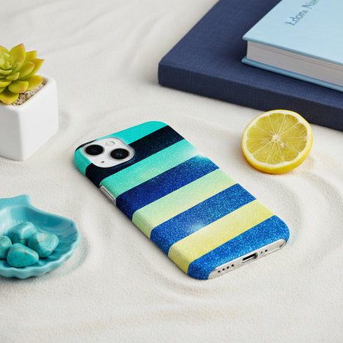 Coque pour iPhone 15 Striped colorful glitter, housse tpu antichocs personnalisée en ile de France à Chelles Seine et Marne chez MaCoquePerso