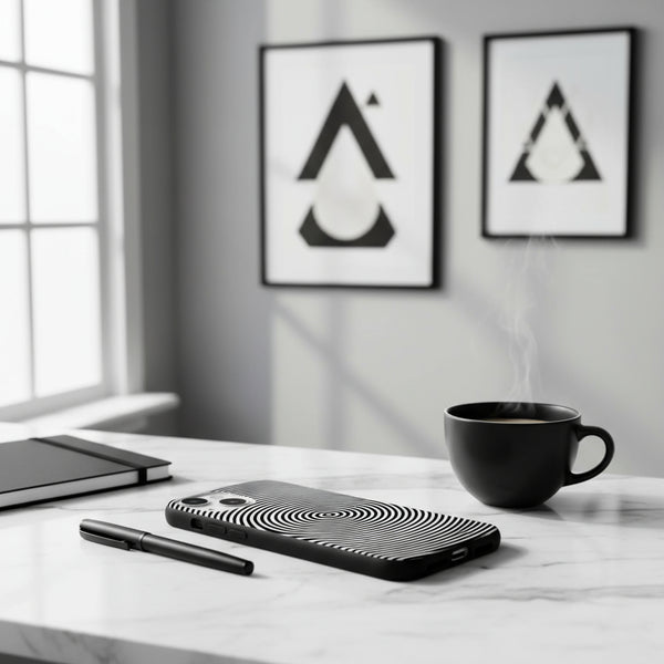 Coque pour iPhone 15 Waves, housse anti-chocs poru tél portable apple, en gel de silicone souple