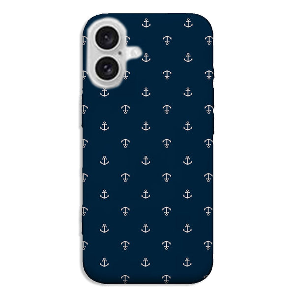 Coque pour iPhone 16 Ancre Blue Marine