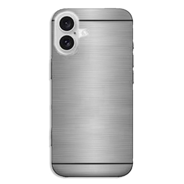 Coque iPhone 16 Metal alu brossé