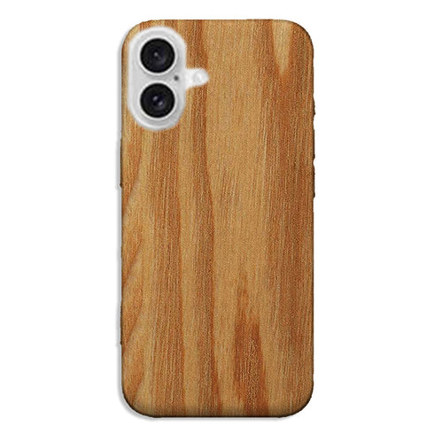 Coque iPhone 16 Bois chêne Clair