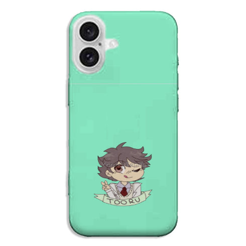 Coque iPhone 16 Chibi Tooru Oikawa