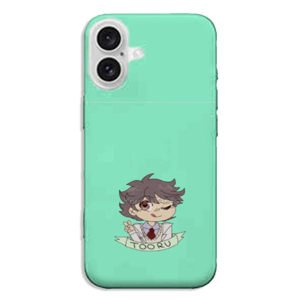 Coque iPhone 16 Chibi Tooru Oikawa
