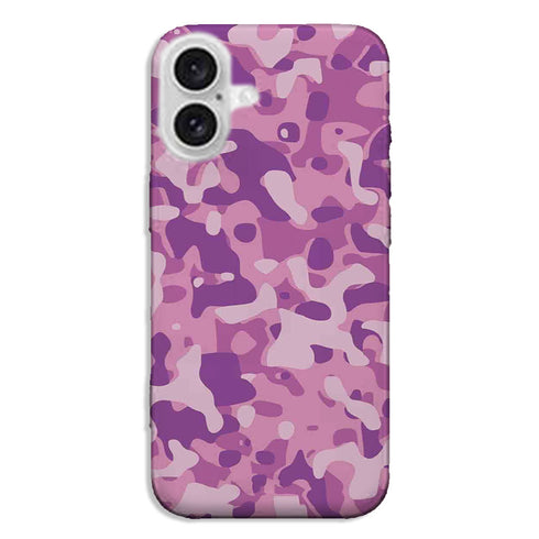 Coque pour iPhone 16 Camo Rose Army