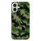Coque de telephone iPhone 16 Camouflage Militaire Vert