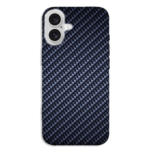 Coque iPhone 16 Carbone Bleu Kevlar