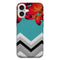 Coque pour iPhone 16 Papillon Aurore et Chevrons